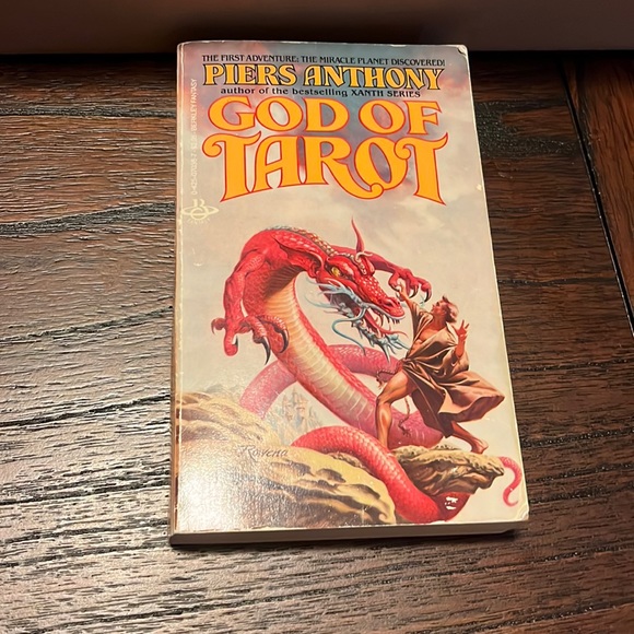 $3 Add-On Fantasy/Sci-Fi Novel Piers Anthony God of Tarot Book Dystopian Rare - Picture 1 of 1